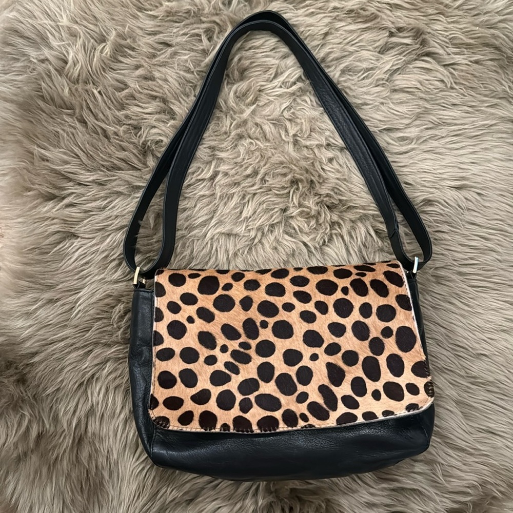 Clare V convertible pony hair bag